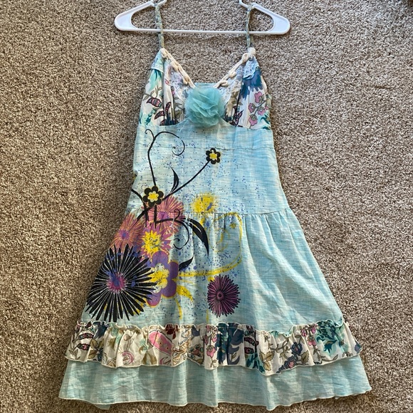 Y2K boutique babydoll flower dress size small - Picture 2 of 8